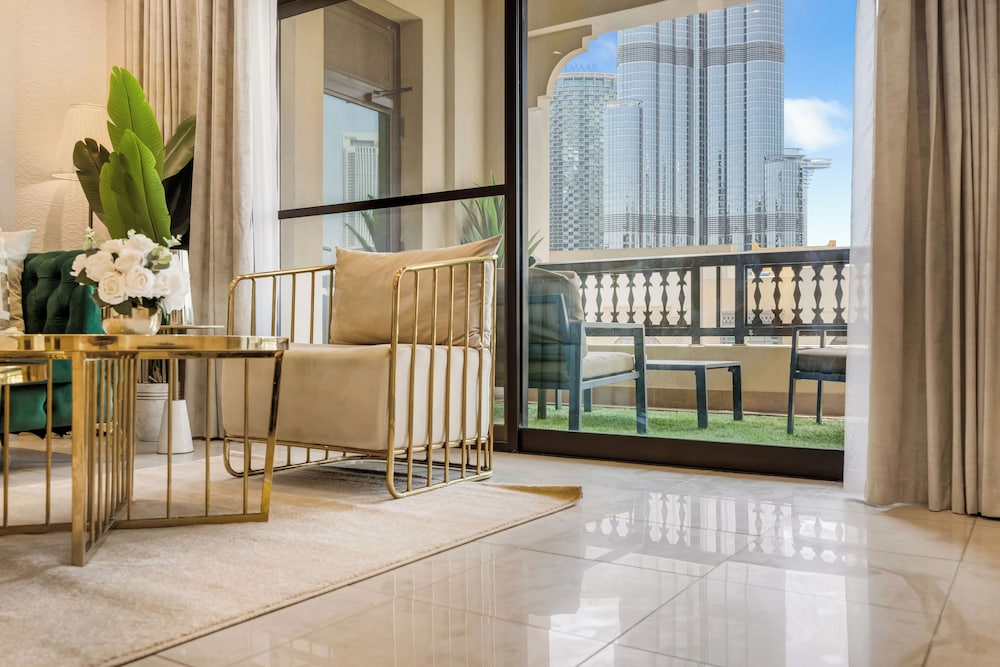 Durrani Homes - Luxe Living at Souk Al Bahar with Burj Khalifa and partial Fountain view
