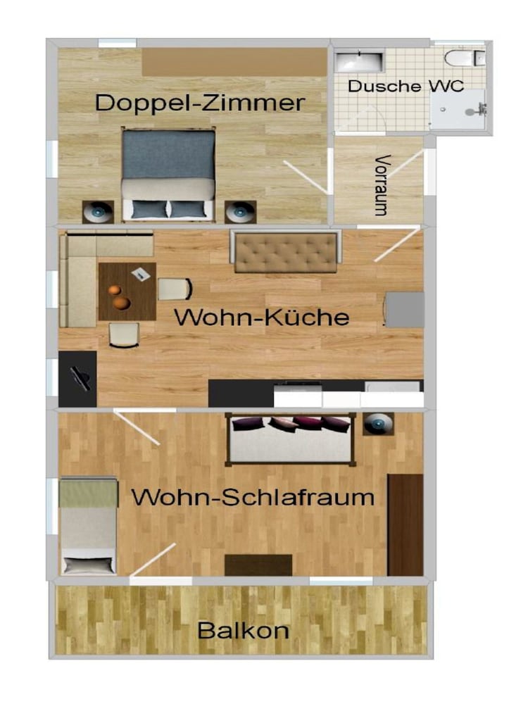 Apartment in Top Location in Fugen With Balcony
