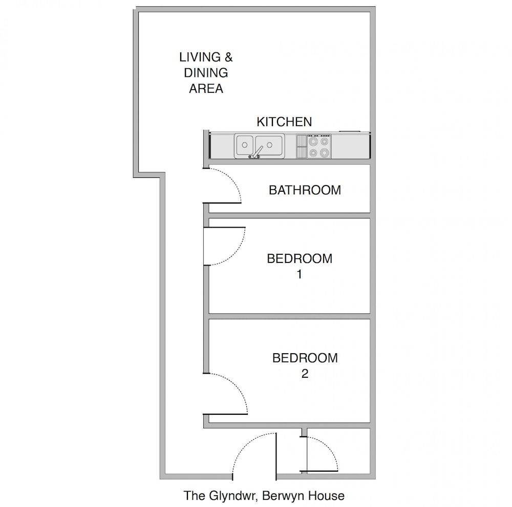 The Glyndwr - Berwyn House - Central Wrexham - Sleeps Up To 6, photo 13
