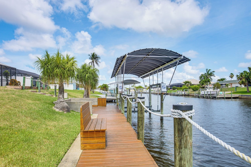 Heated Pool + Dolphin Views: Cape Coral Home!