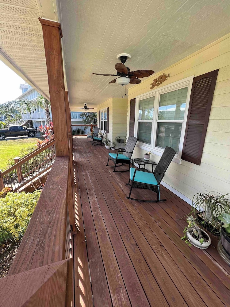 Waterfront Key West Style Home
