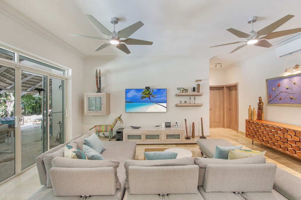 Large Family 2 Level Villa for Rent at Puntacana Resort Club Near Playa Serena Playa Blanca