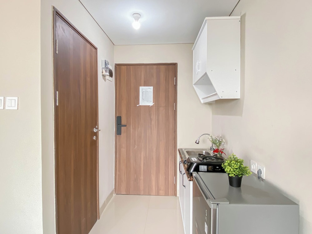 Neutral Minimalist Studio Apartment At Lrt City Sentul - Royal Sentul Park