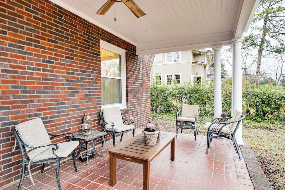 3 Mi to Augusta National: Historic Home w/ Patio