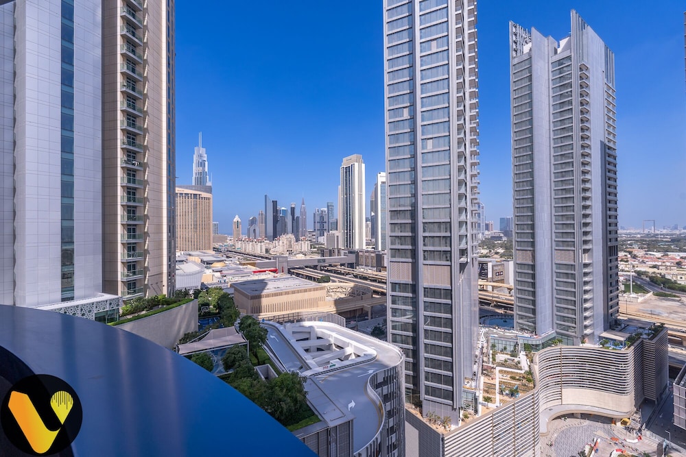 Damac Mall Street near Burj Khalifa