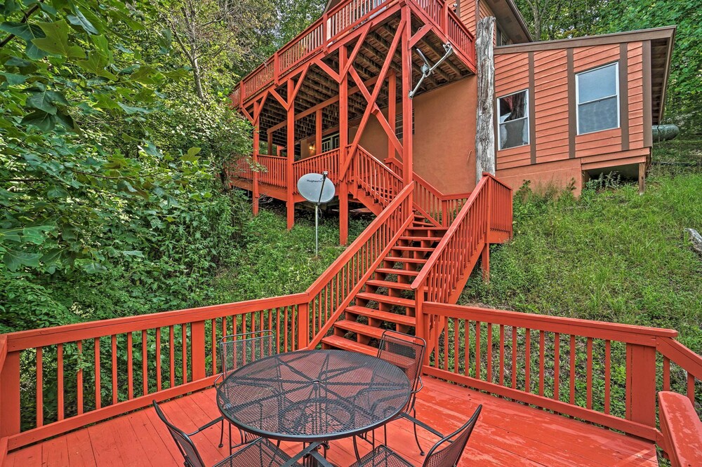 Mountain Retreat w/ Decks, Hot Tub, & Games! view 3