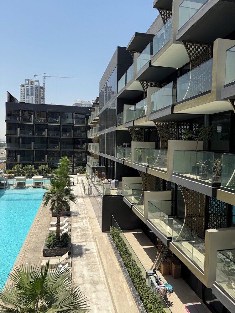Manzil-1BR in JVC with Pool View