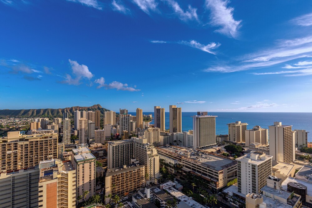 Ocean and City Views at Island Colony Near Waikiki Beach