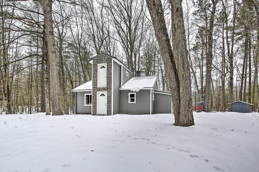 Remote Michigan Retreat on 10 Acres w/ Grill!