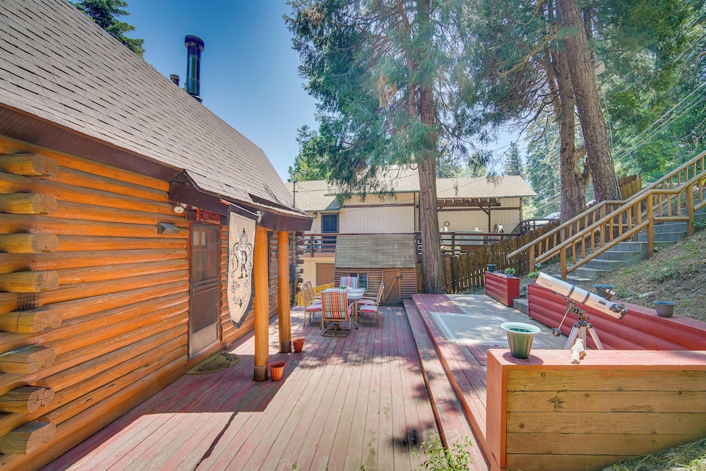 Crestline Area Vacation Rental Cabin w/ Decks!