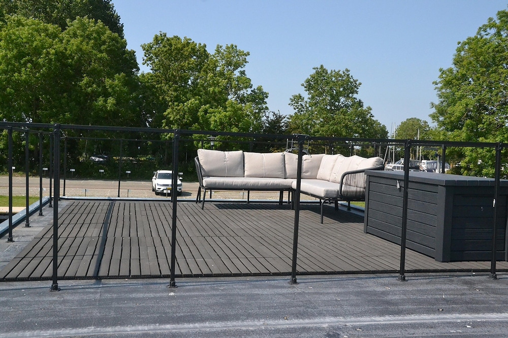 Houseboat in Sneek With Lake Views