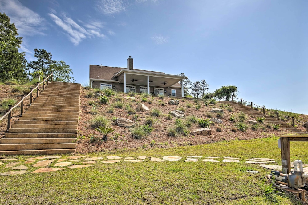 Elegant Lakefront Gem w/ Dock + Sunset Views!