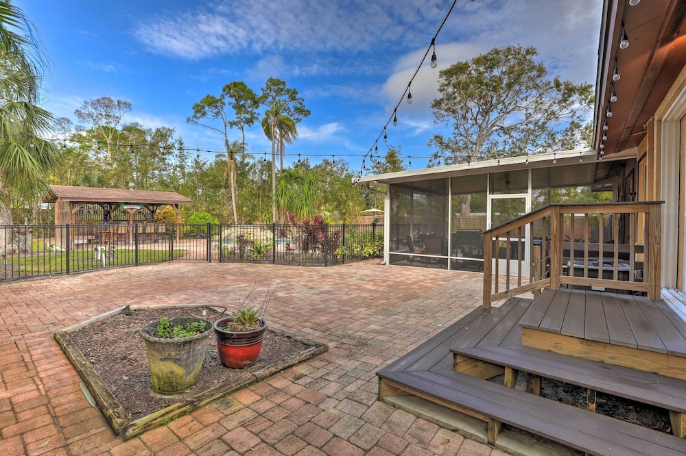 Sarasota Getaway w/ Private Pool & Backyard Oasis!