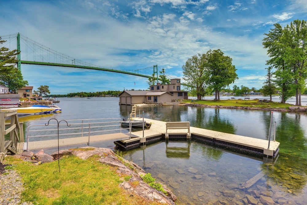 Hot Tub Dock: Waterfront Wellesley Island Home! - Property Image 6
