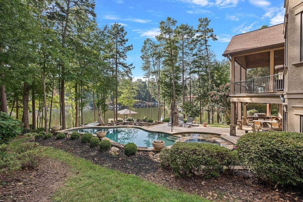 Livin' Large Lake Norman Estate w/ Pool, Dock, Game Room & Scenic Views