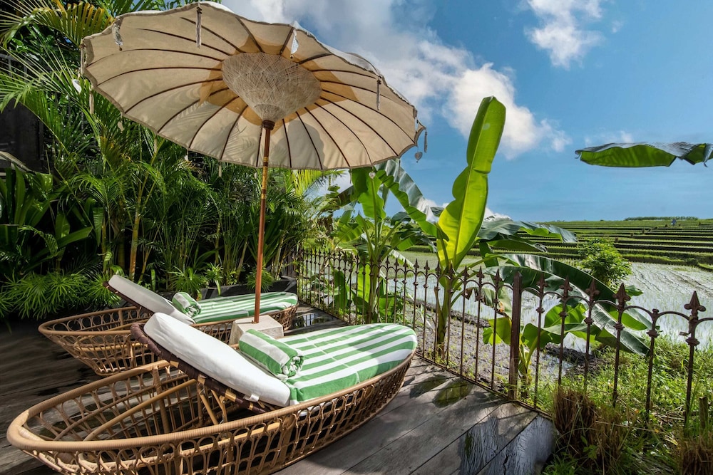 Tropical Private Villa, 3 BR, Canggu Ricefield View view 5