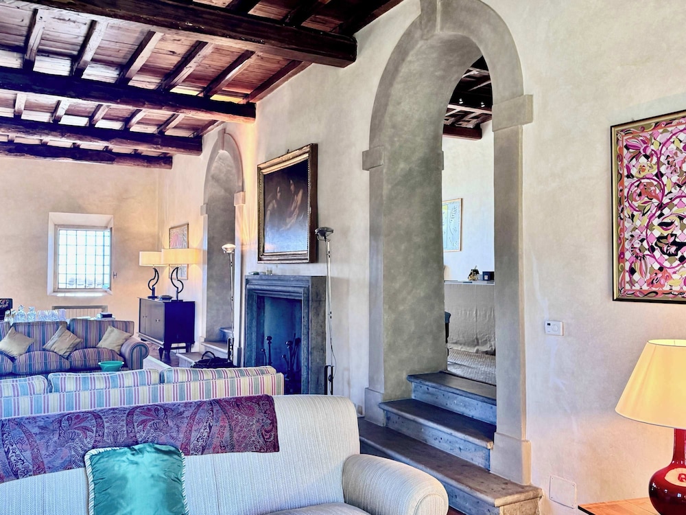 New Estate of Joy a Magnificent Historic Villa Near Rome on Glorious Ground Pool and Olives Galore