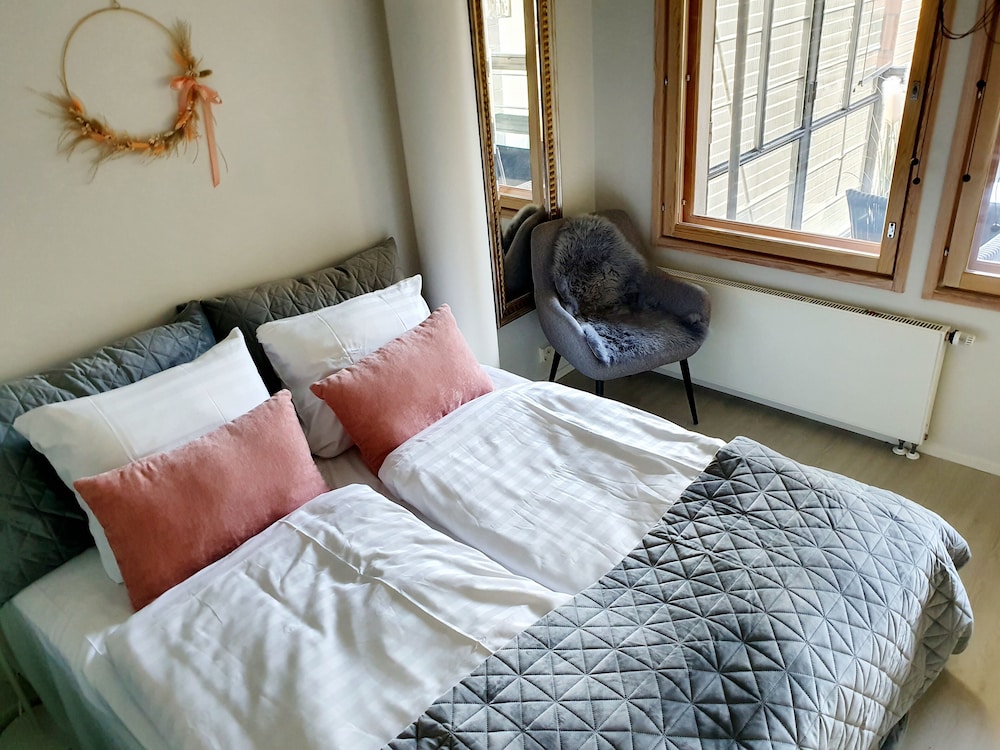 Superb 1BR home with sauna and terrace view 4