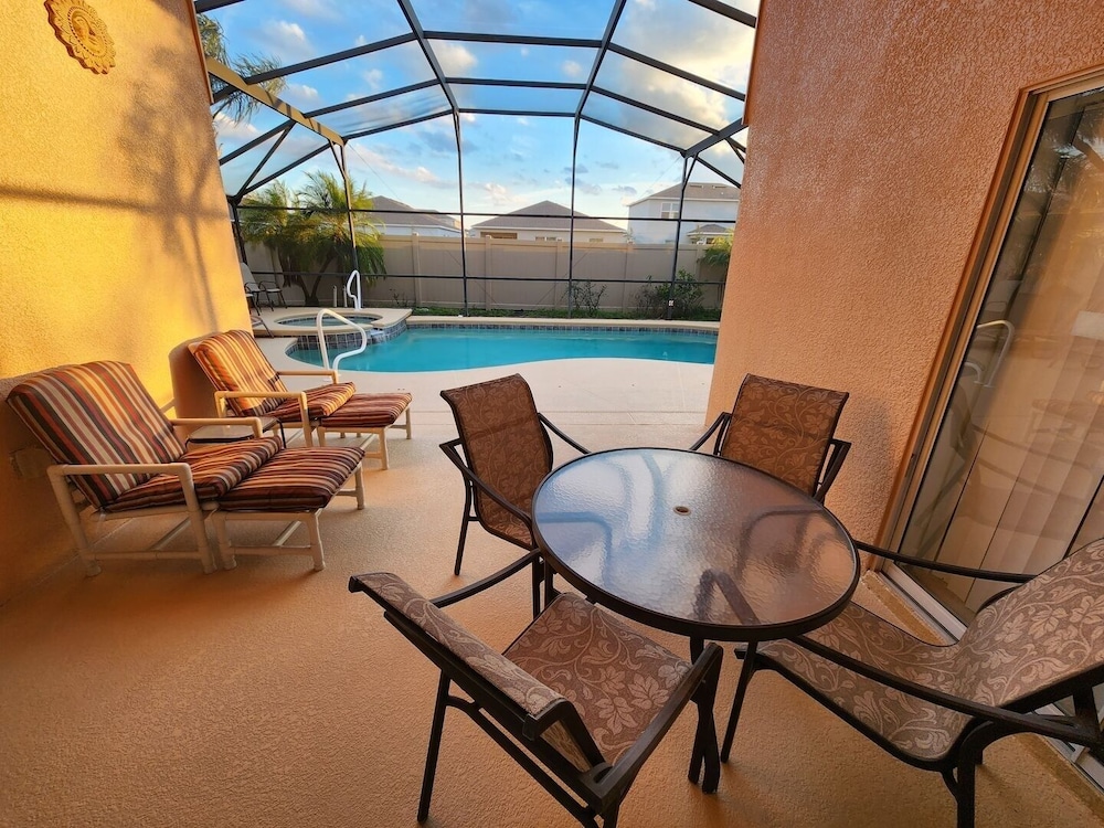 Sol826sc 4bed Solana Private Pool Home 4 Bedroom Home