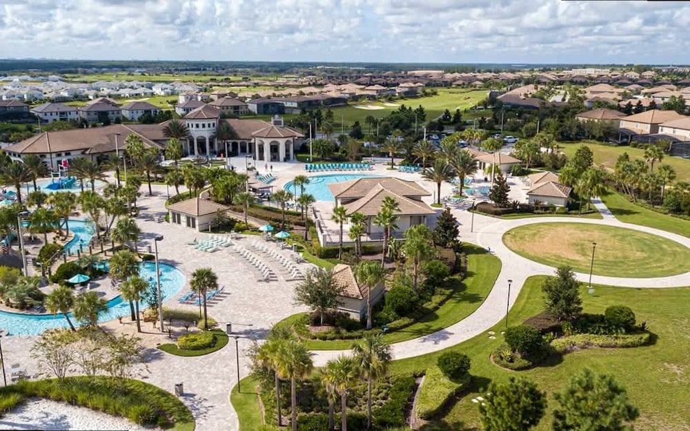 Spacious 7BR w Pool Spa Game Room Near Disney