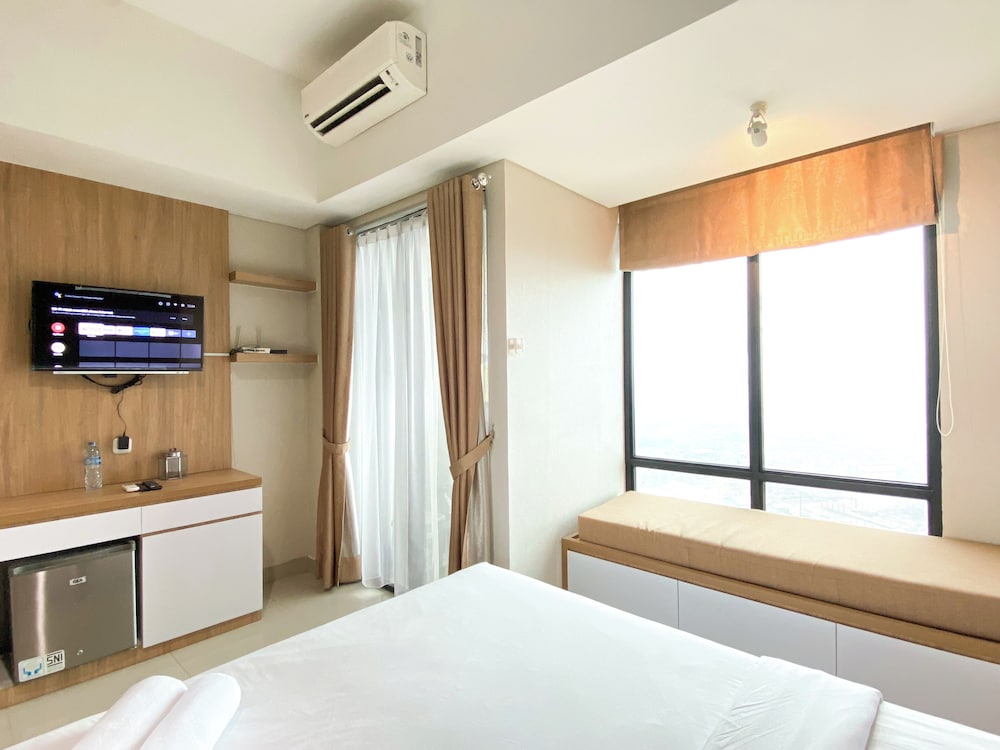 Wooden Style Studio At Lrt City Bekasi Apartment