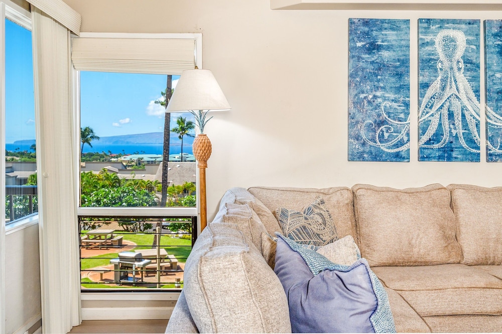 Wailea Ekolu 510 - Ocean Views, Private Lanais, Renovated 2-story With Split AC!