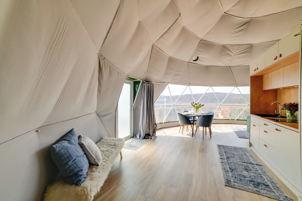 Catskills Glamping at The Deer Dome in Franklin!