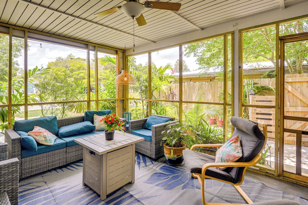 'palm Bungalow' Near Dtwn St Augustine & Beaches!