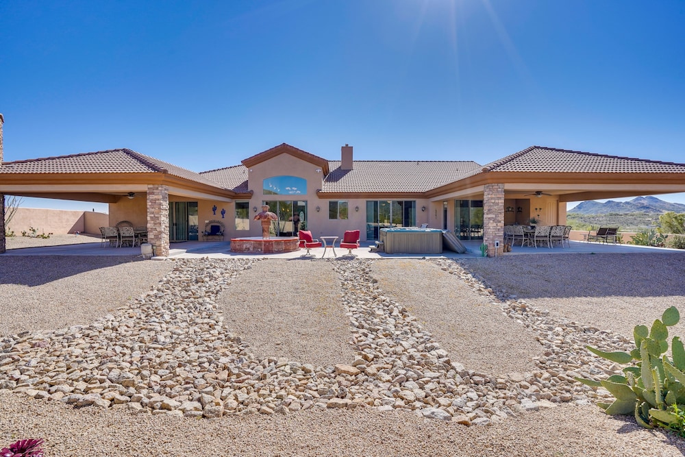 Hot Tub, Yard & Views: Spacious Cave Creek Home view 2