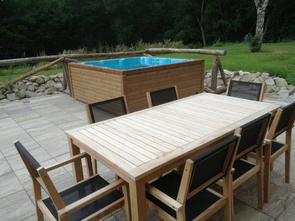 Villa in Lesany With Sauna and Jacuzzi