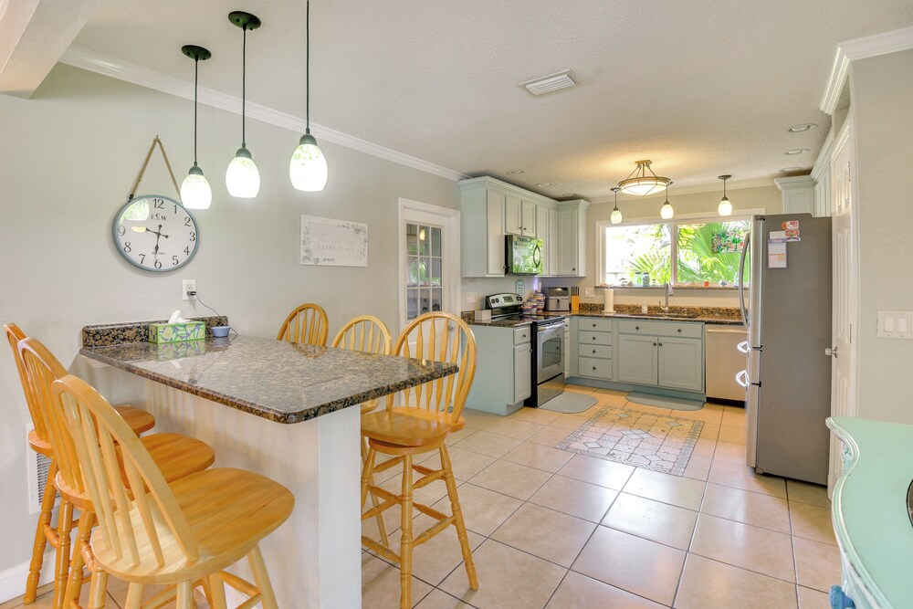 Swim, Fish & Walk to Shore: Ormond Beach Home!