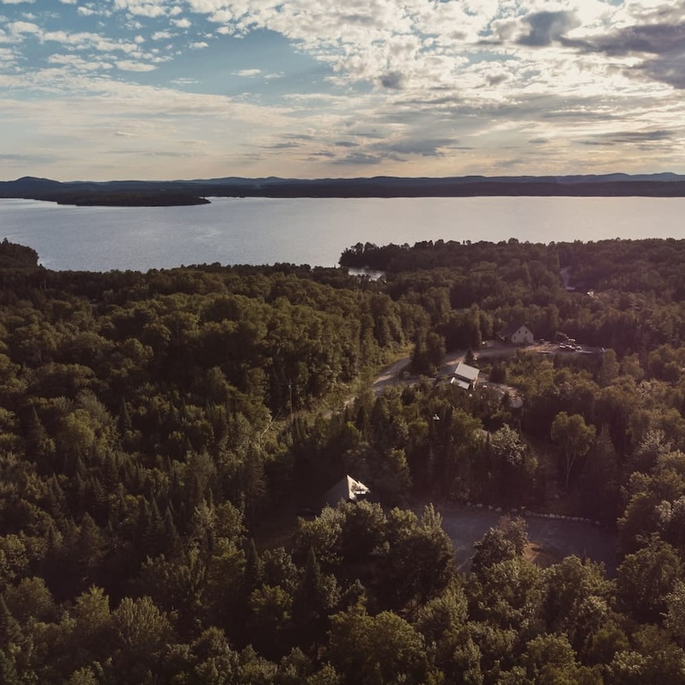 Chalet Bonheur -spa in Nominingue