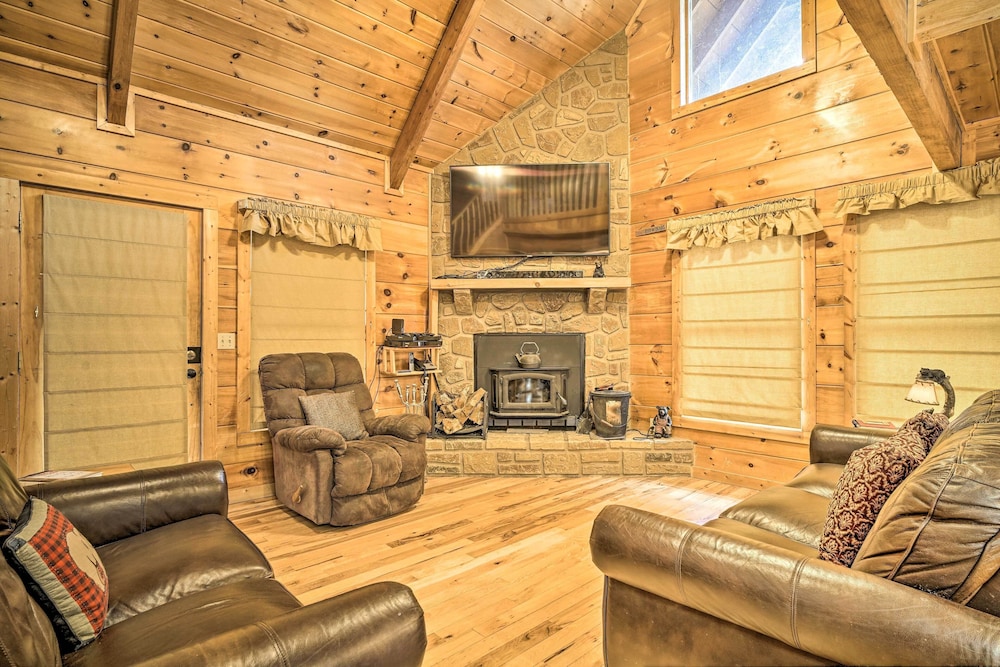 Wraparound Deck & Hot Tub: Cabin in Sevierville view 2