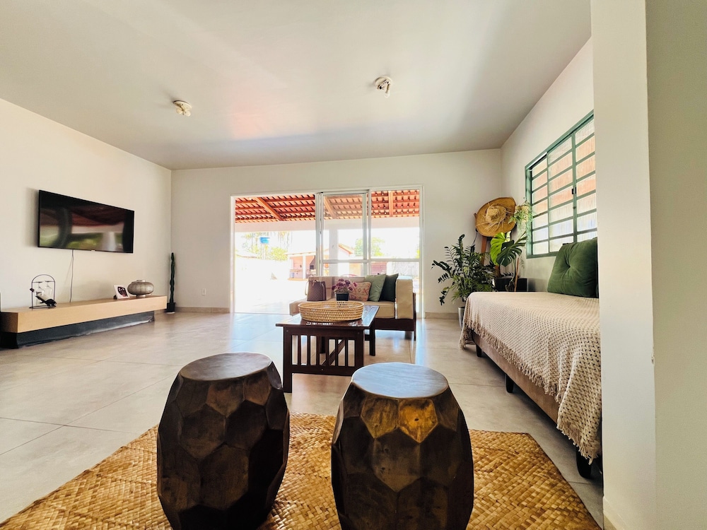 casa com piscina