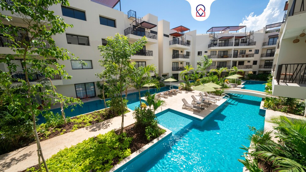 Depa Moderno con Alberca Tulum 1 Rec