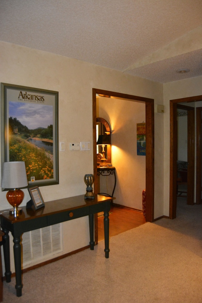 Forest view, log-sided two bedroom, two bath condo on Lake Ouachita. by RedAwning view 4