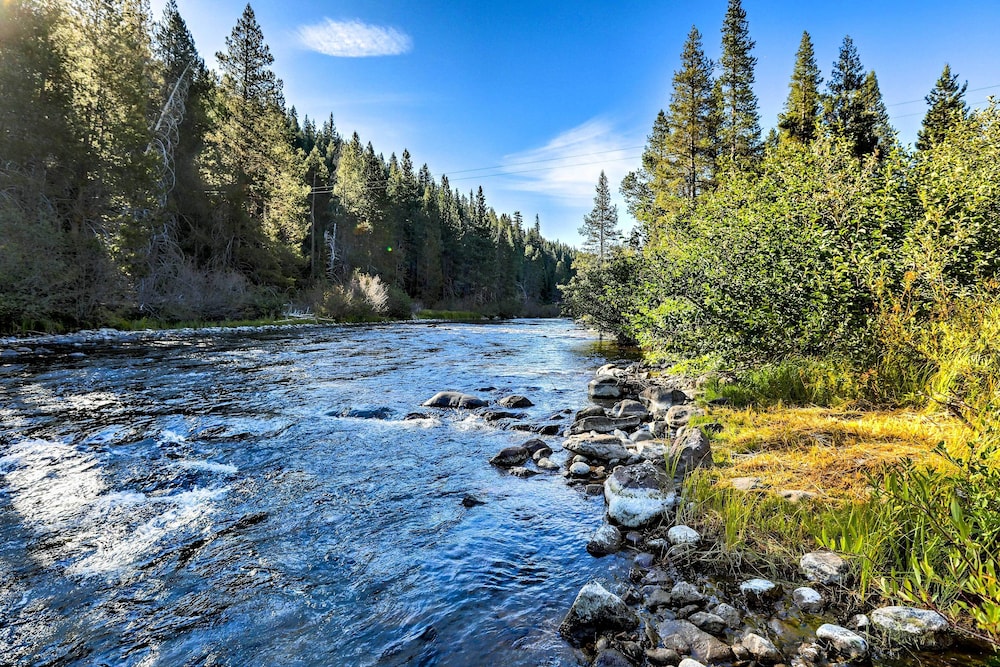 Rustic Riverfront Truckee Cabin w/ Gas Grill! view 3