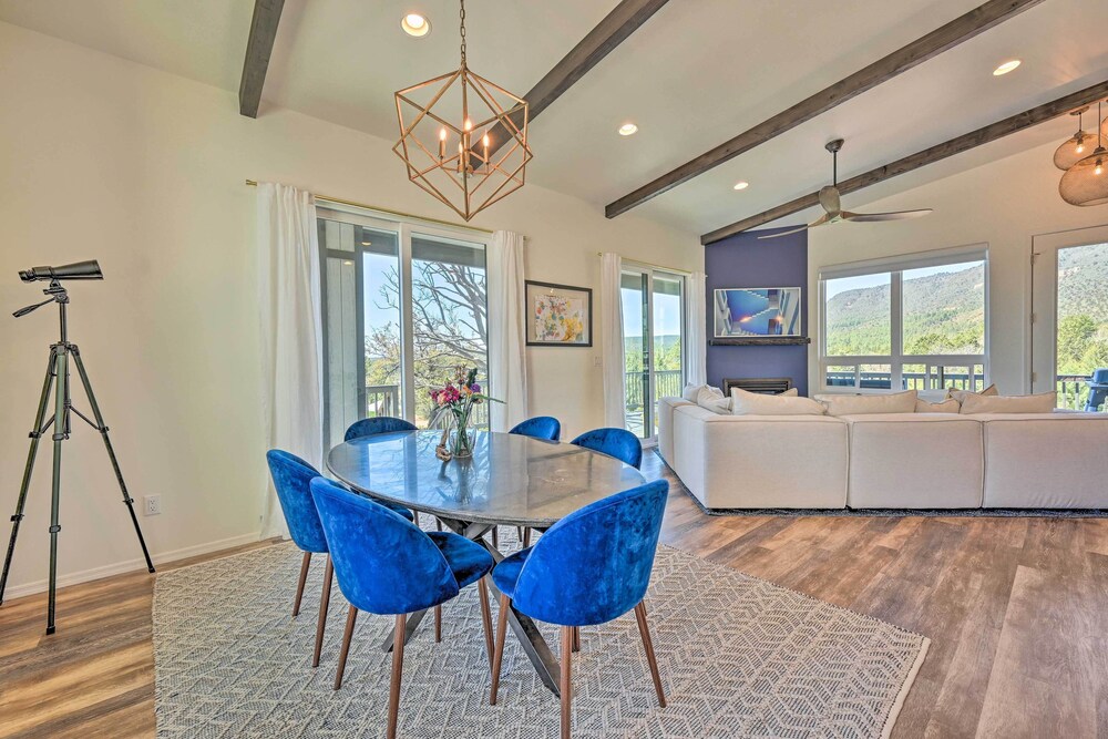 Luxe Pine Escape w/ Mtn Views  Gas Fire Pit! - Property Image 14