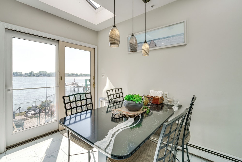 Spacious Riverfront Home w/ Dock in St Clair!