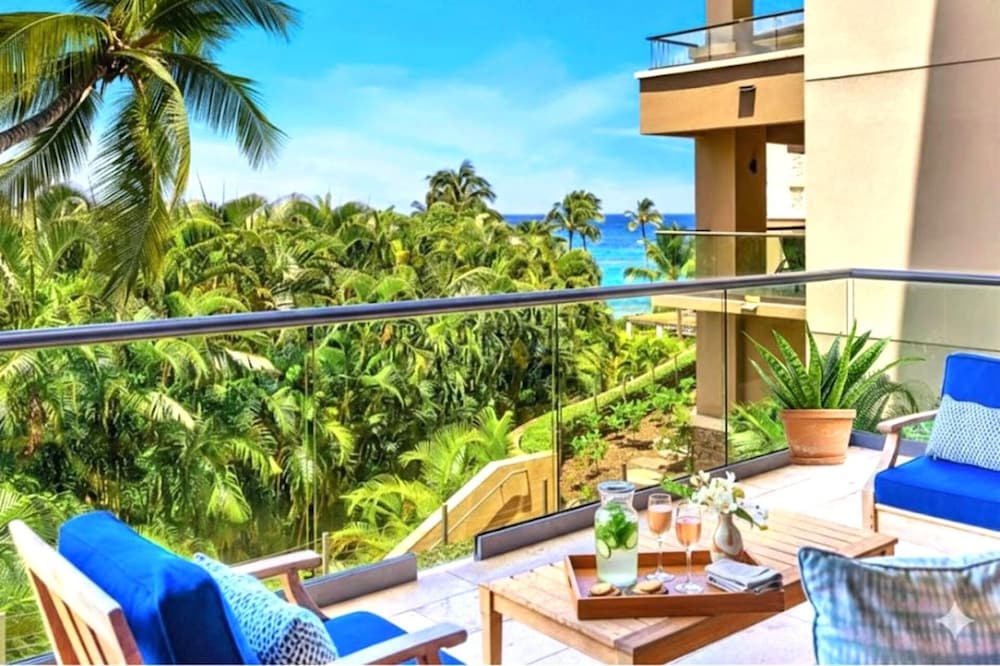 KBM Resorts Free CAR Luxury Oceanfront Villa at Montage Kapalua Bay Private Lanai and BBQ Mon-5203