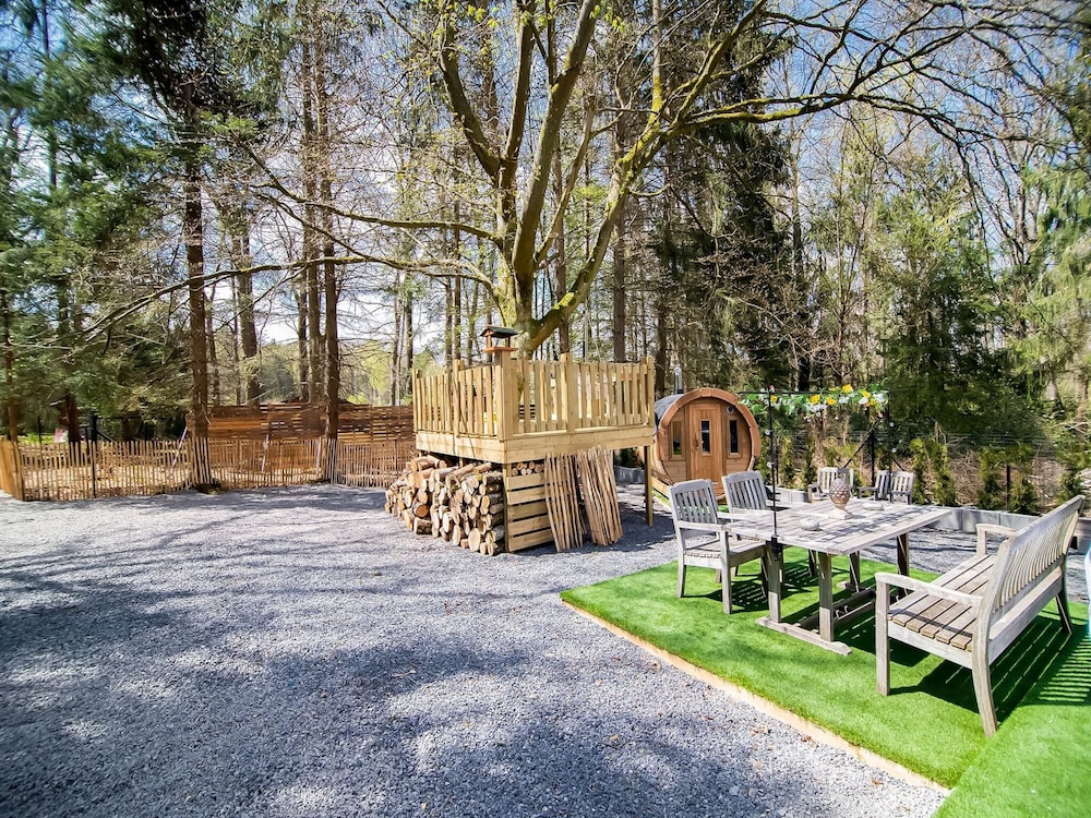 Holiday Home in Biron With Barrel Sauna