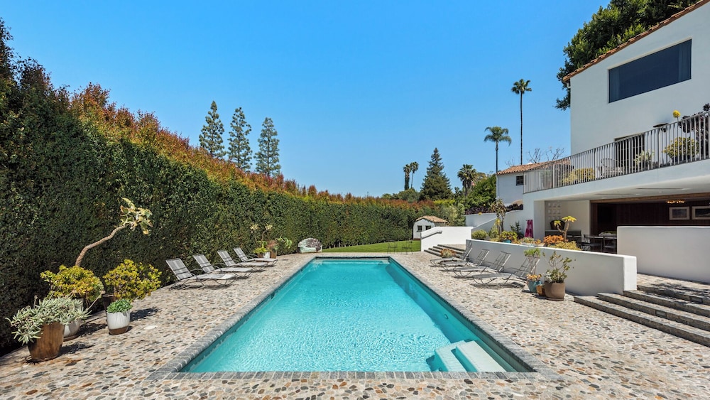 Howard Hughes Estate - Spanish Revival Gem w/ Pool, Wine Cellar & Guest House