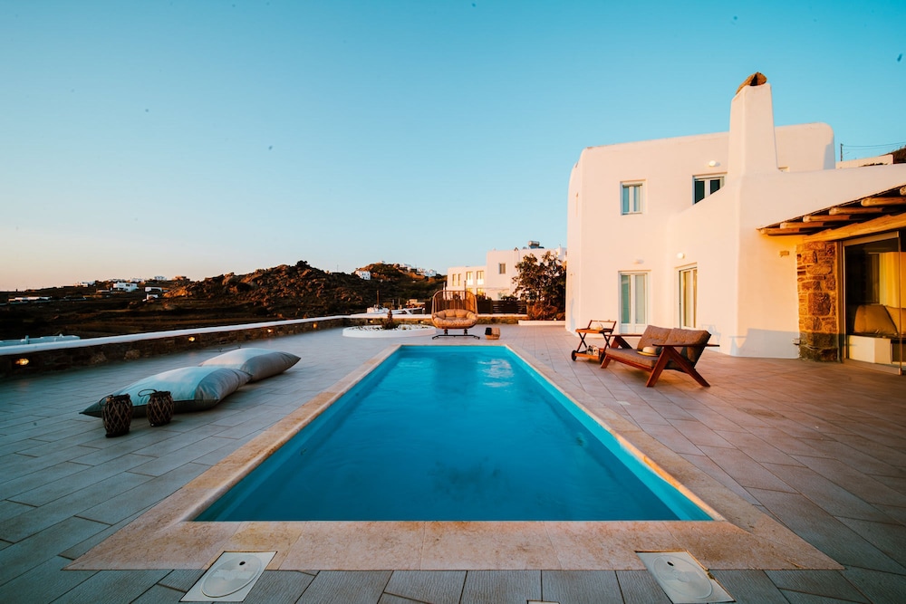Mykonos Villa Sympatico Private Pool Sea Vistas