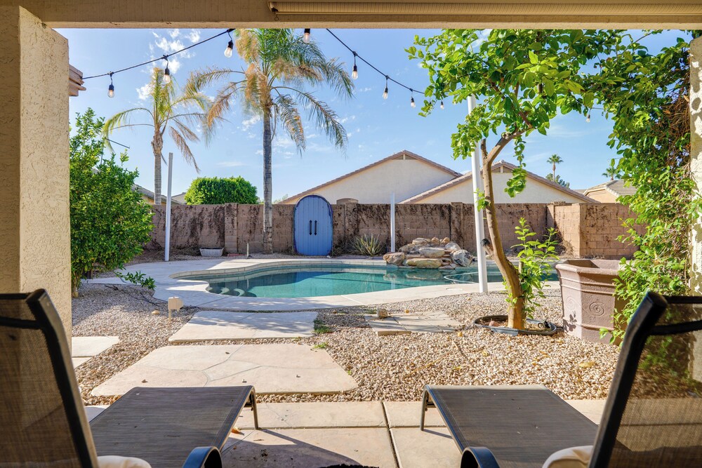 Private Pool & Patio: Spacious Gilbert Getaway!
