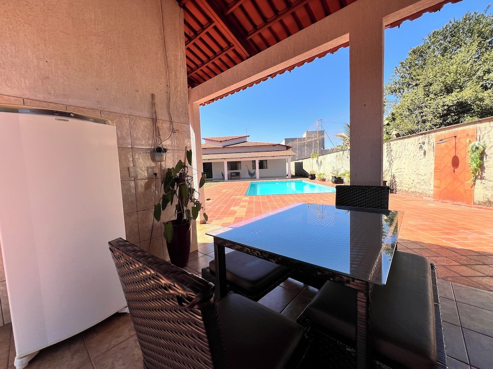 casa com piscina