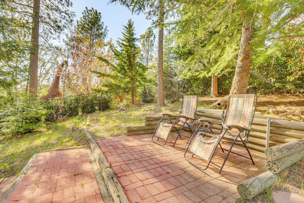 Partial Lake Arrowhead View: Cabin w/ Game Room!