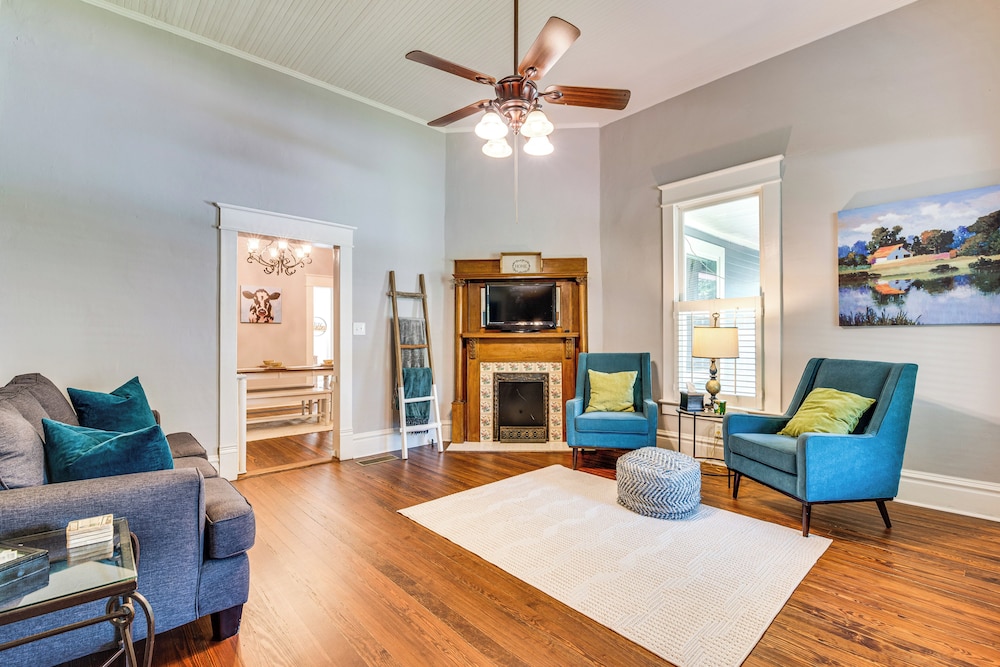 Walk to Mcdonough Square: Historic Home w/ Yard!