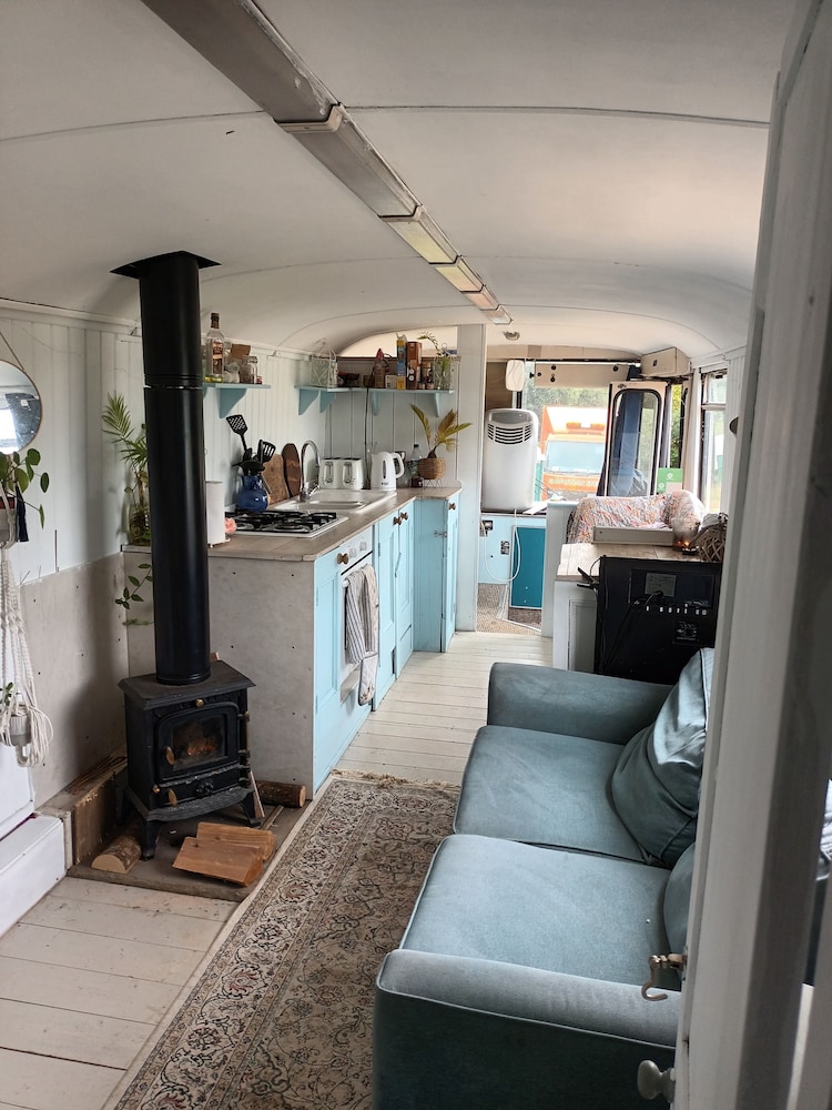 Converted French bus With Stunning Views view 2