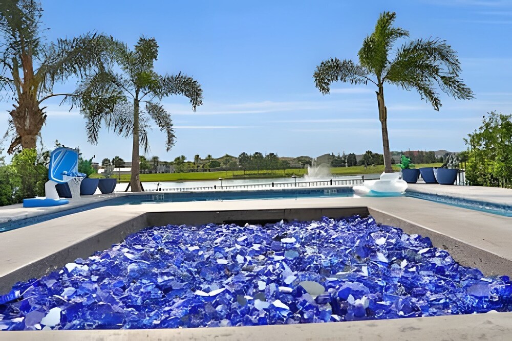 Reunion Luxury Villa w/ Lake View & Game Room