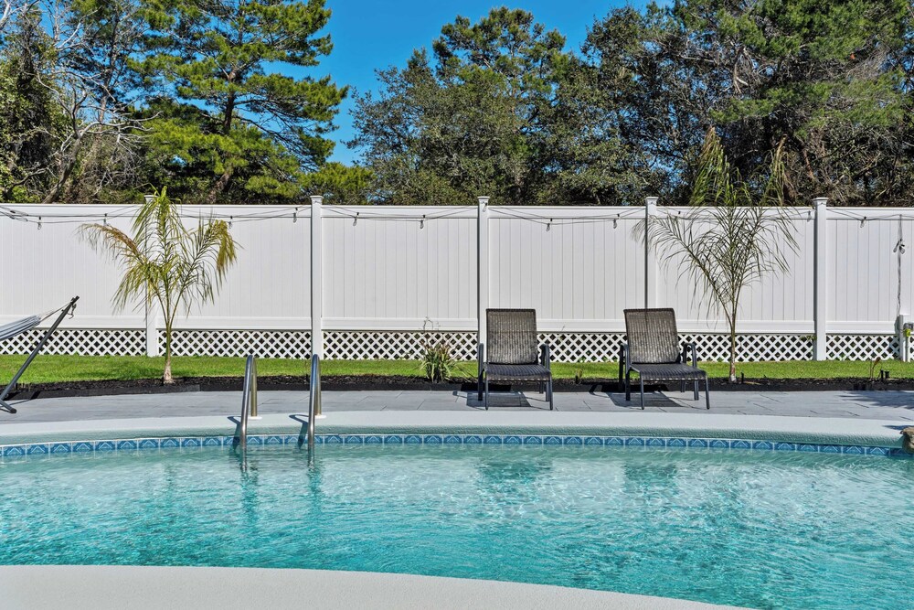 Stylish Panama City Home w/ Pool, Tiki Bar, & Walkable Beach Access